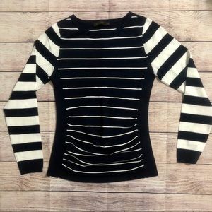 Navy Blue and White The Limited Sweater - size S